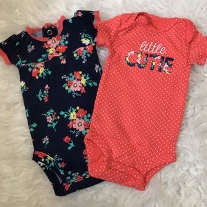 Newborn Carter’s set of onesies!